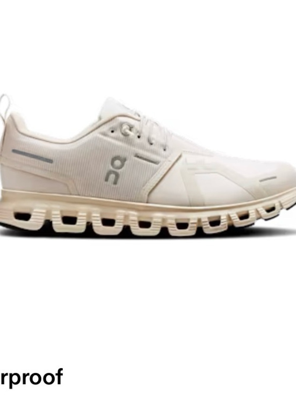 On Running Women's Cloud 6 Waterproof Sneakers in Cream